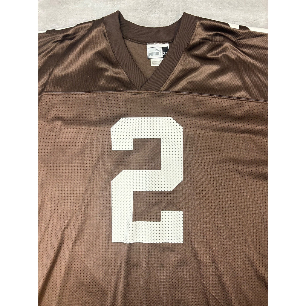 Vintage Tim Couch #2 Cleveland Browns NFL Puma Football Jersey Size 2XL