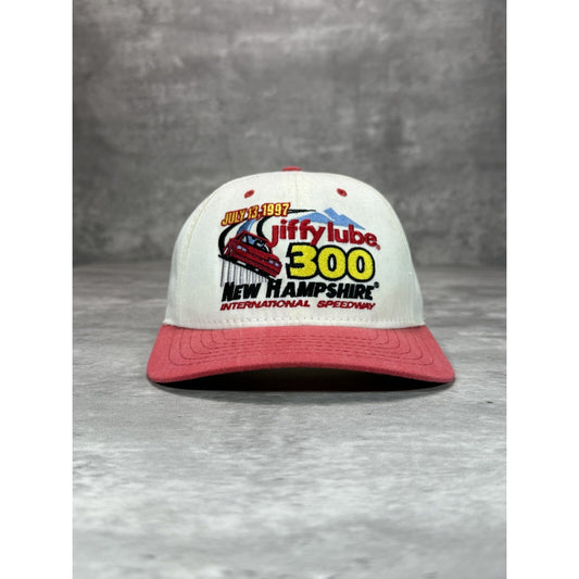 Vintage 1997 Jiffy Lube 300 New Hampshire Intl. Speedway Snapback Hat OSFA