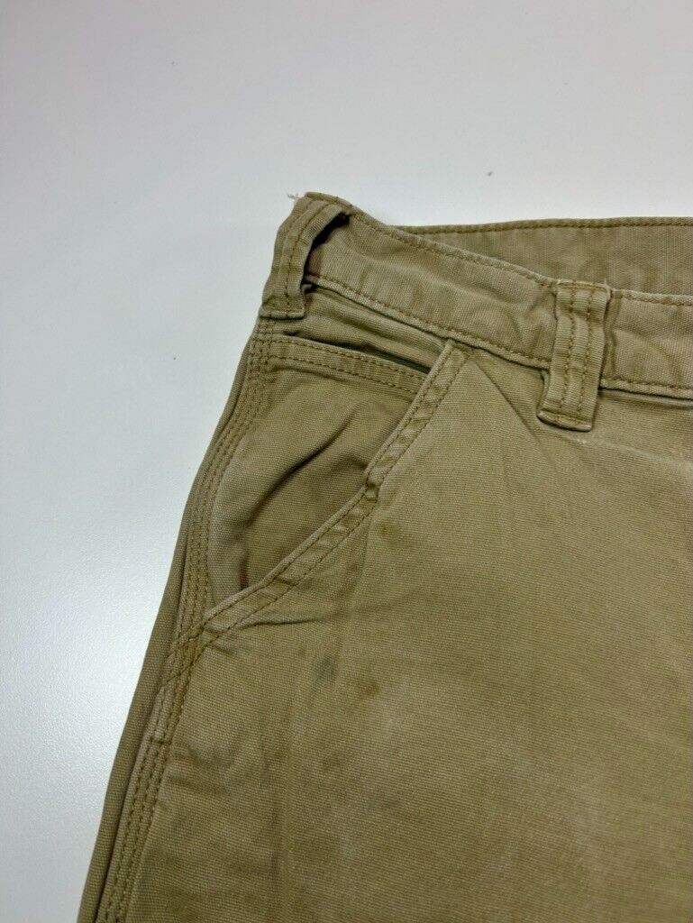 Carhartt Relaxed Fit Canvas Workwear Five Pocket Pants Size 31 Beige