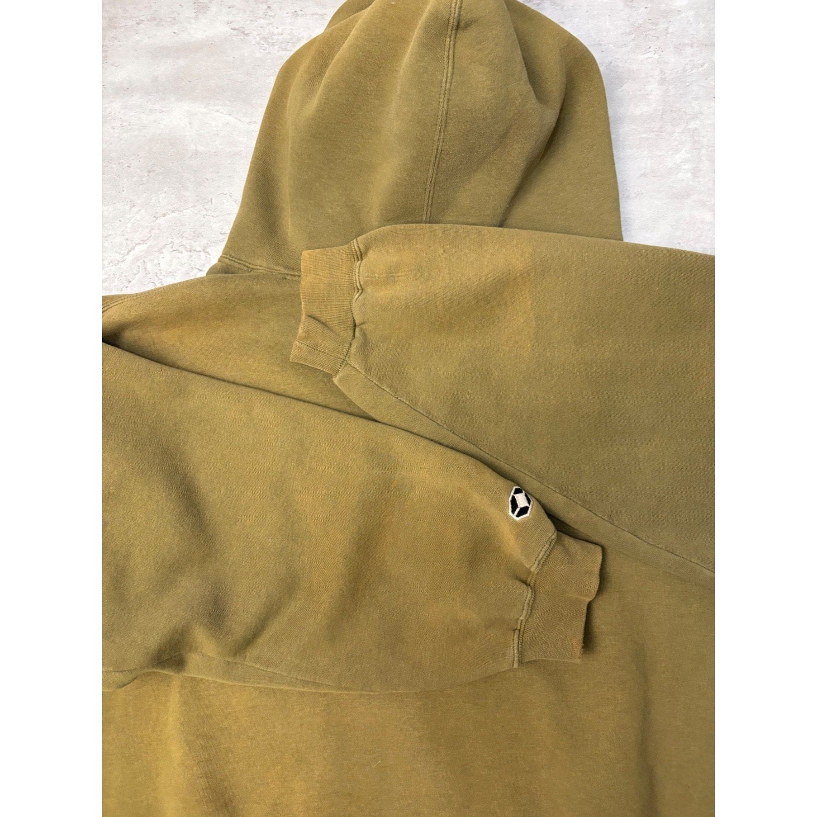 Vintage Y2K No Fear Embroidered Logo Hooded Sweatshirt Size XL