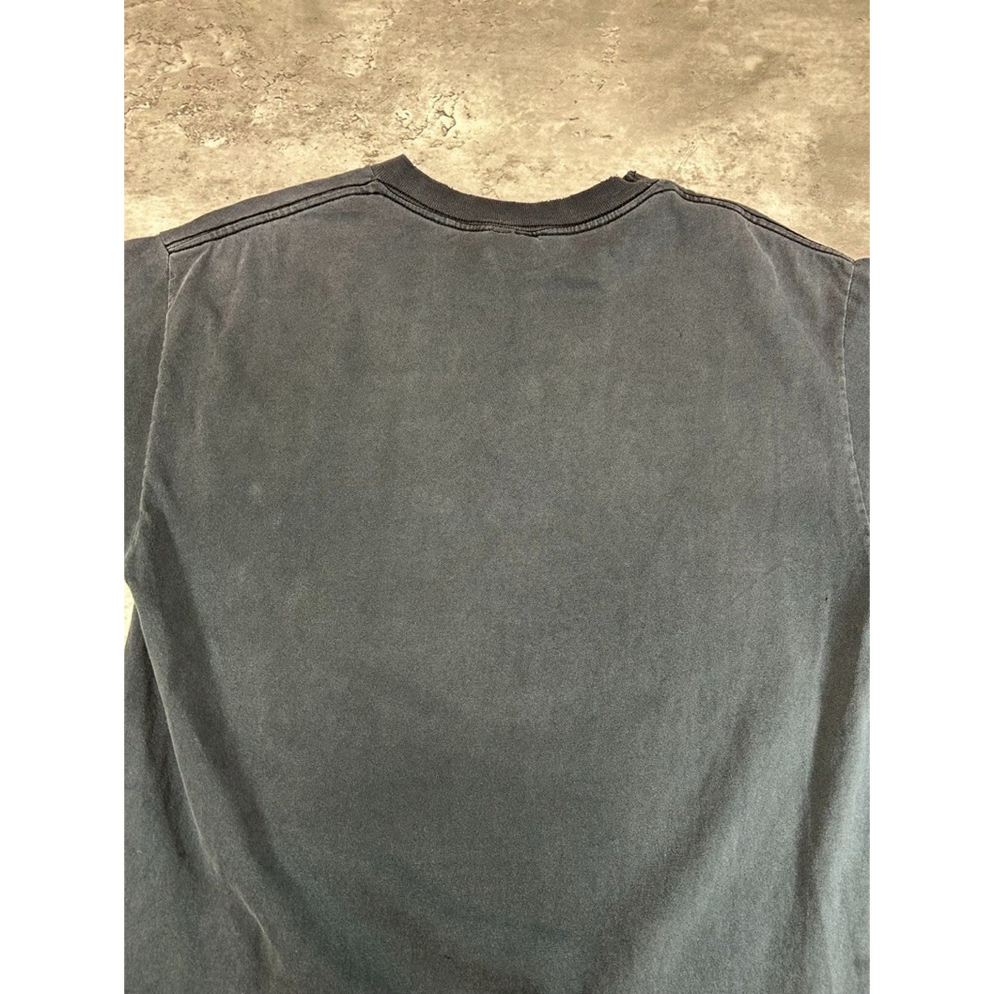 Vintage Y2K Yin & Yang Dragon Graphic T-Shirt Size Large Black