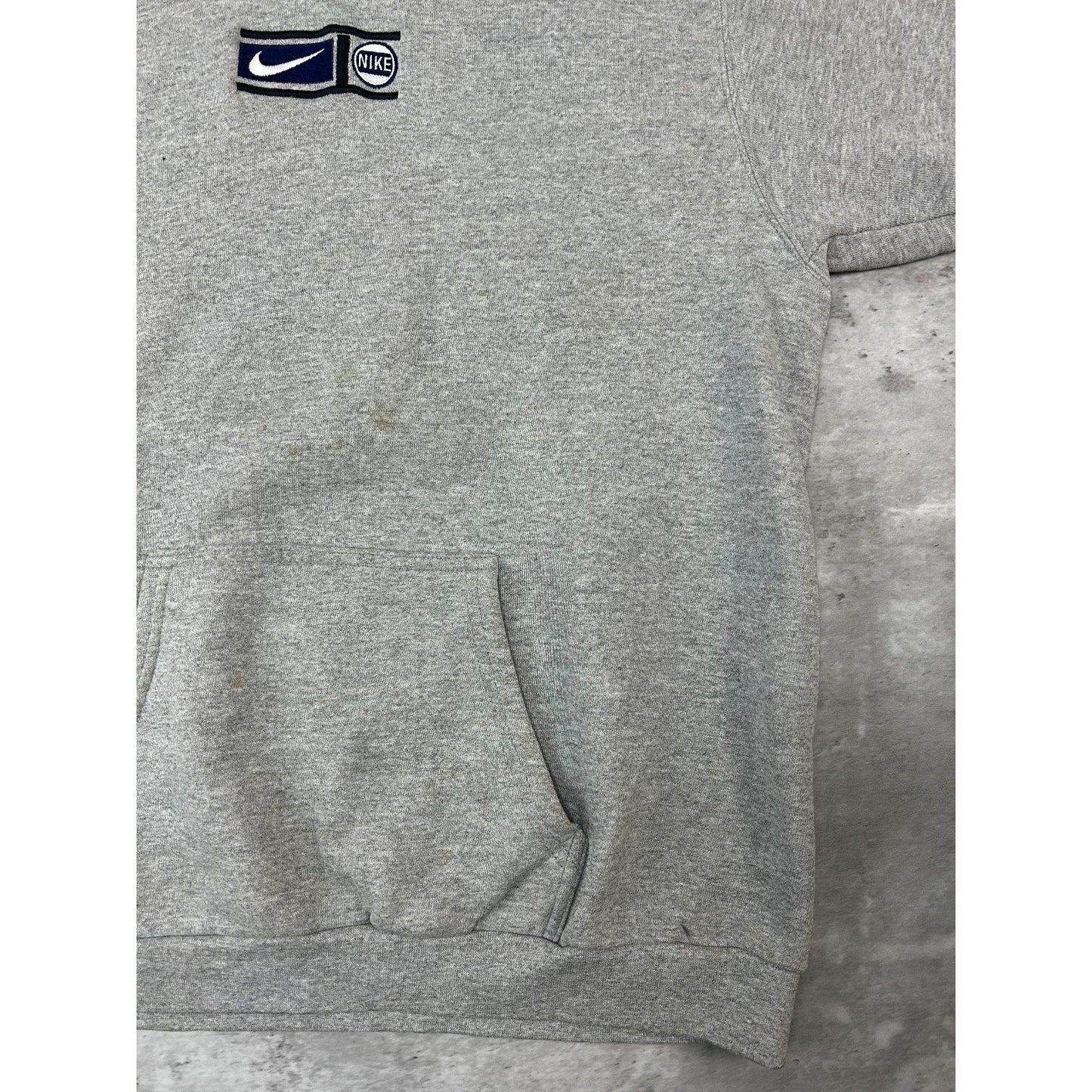 Vintage 90s Nike Embroidered Swoosh Pullover Hooded Sweatshirt Size YOUTH XL