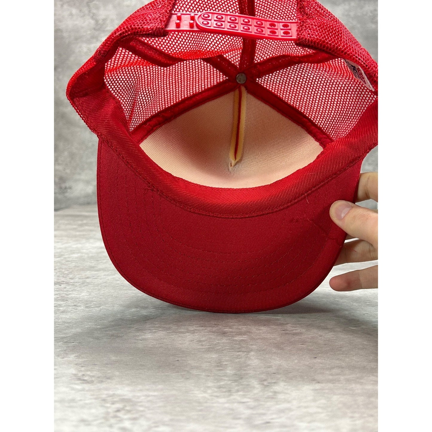 Vintage Medina Supply Co Graphic Spellotu Trucker Snapback Hat OSFA