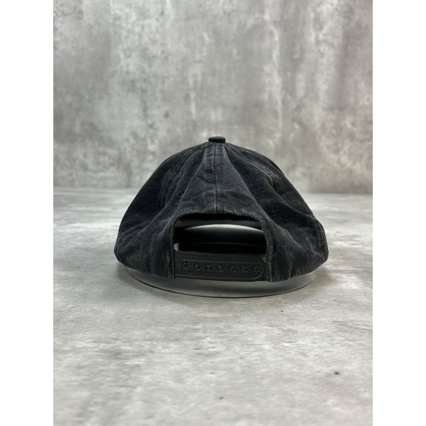 Vintage 90s Nike Embroidered Swoosh Snapback Hat OSFA Black