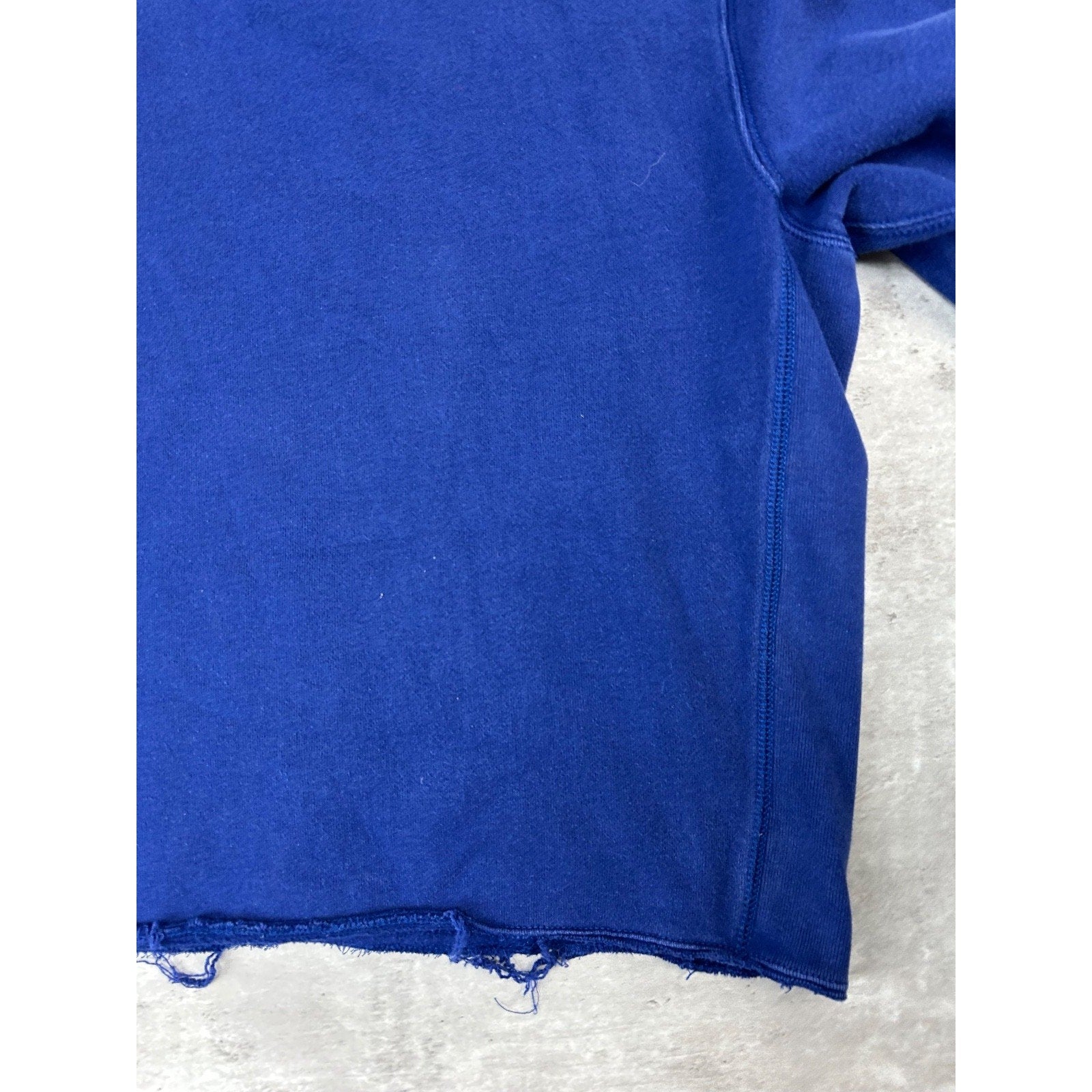 Vintage Polo Ralph Lauren Embroidered Pony Cropped Hooded Sweatshirt Size Large