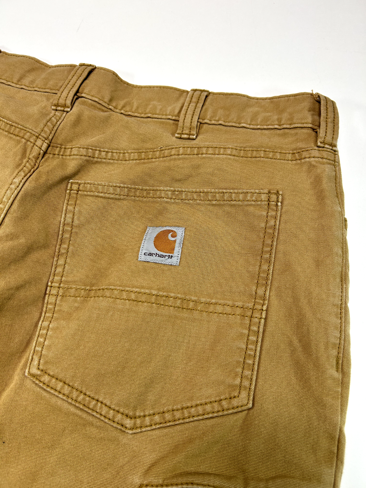 Carhartt Relaxed Fit Canvas Workwear Five Pocket Pants Size 34 Tan