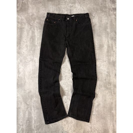 Vintage 90s Levis 505 Regular Fit Straight Leg Back Denim Pants Size 38