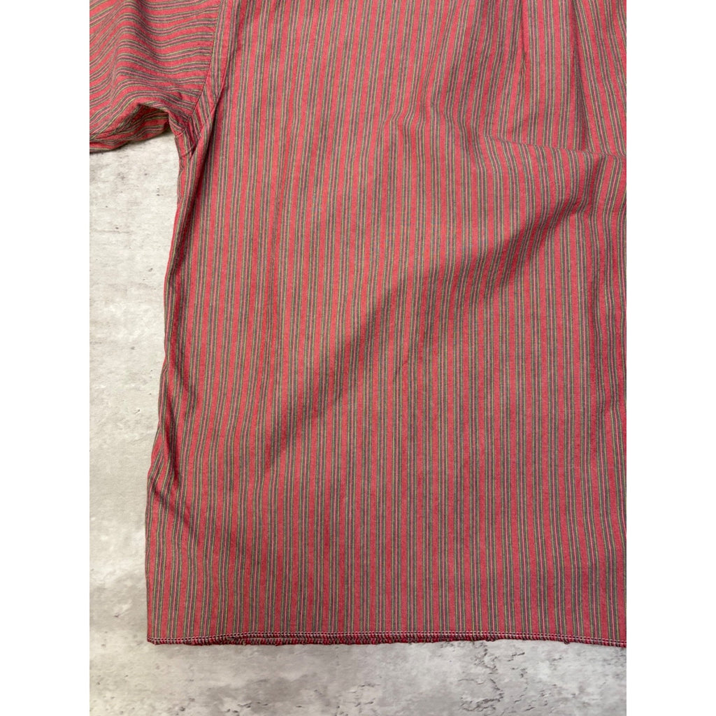 Vintage Polo Ralph Lauren Embroidered Pony Cropped Button Up Shirt Size XL