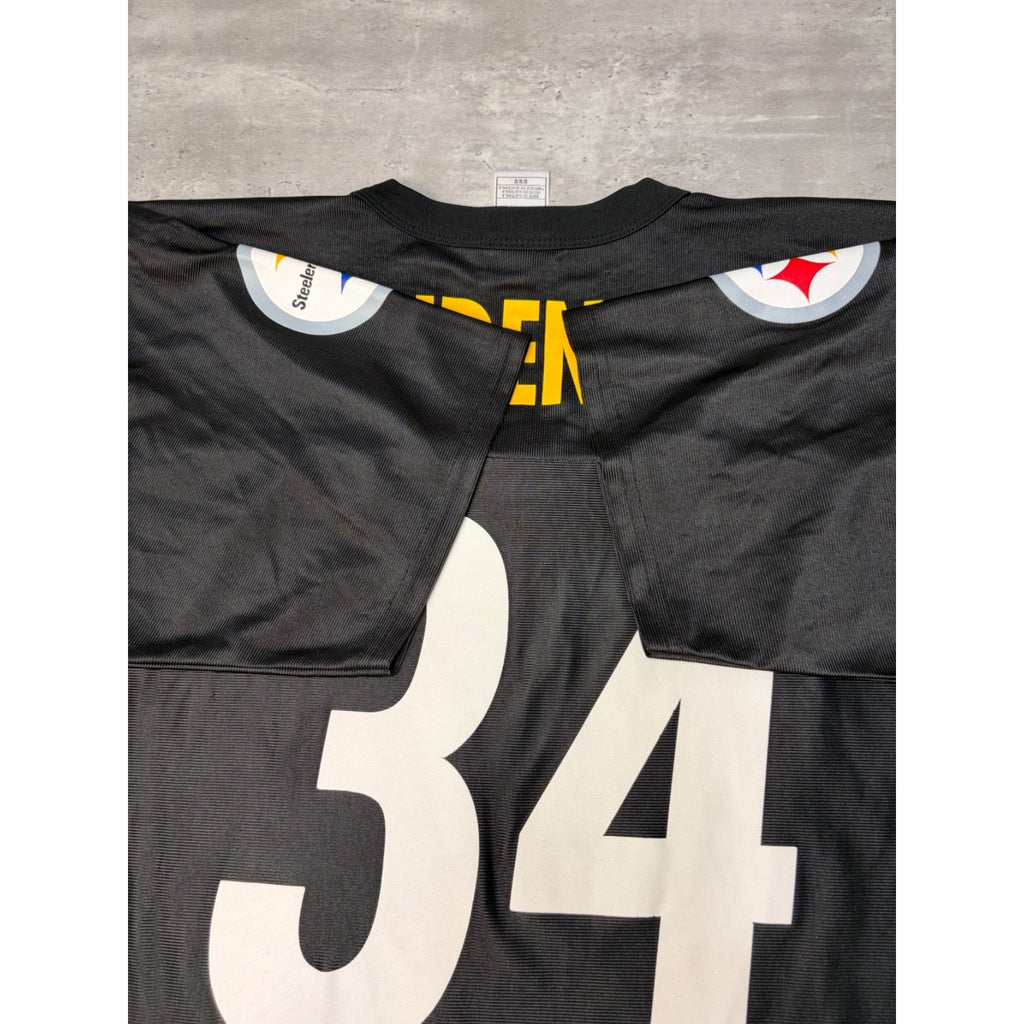 Rashard Mendenhall #34 Pittsburgh Steelers NFL Cropped Football Jersey Sz Medium