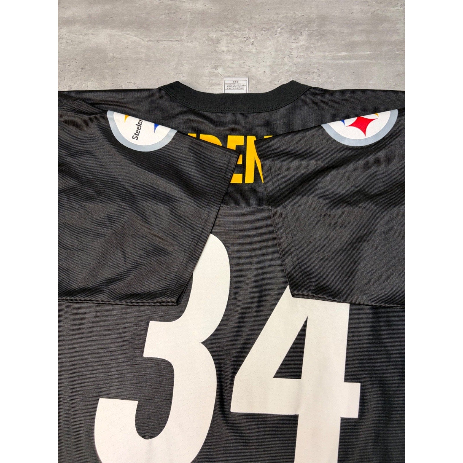 Rashard Mendenhall #34 Pittsburgh Steelers NFL Cropped Football Jersey Sz Medium