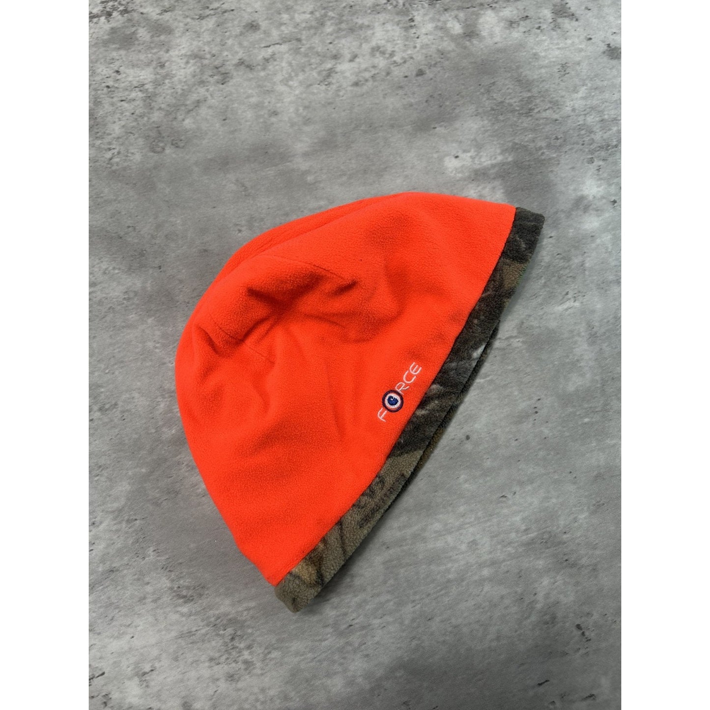 Vintage Carhartt Tree Camo Hunting Reversible Beanie Hat OSFA