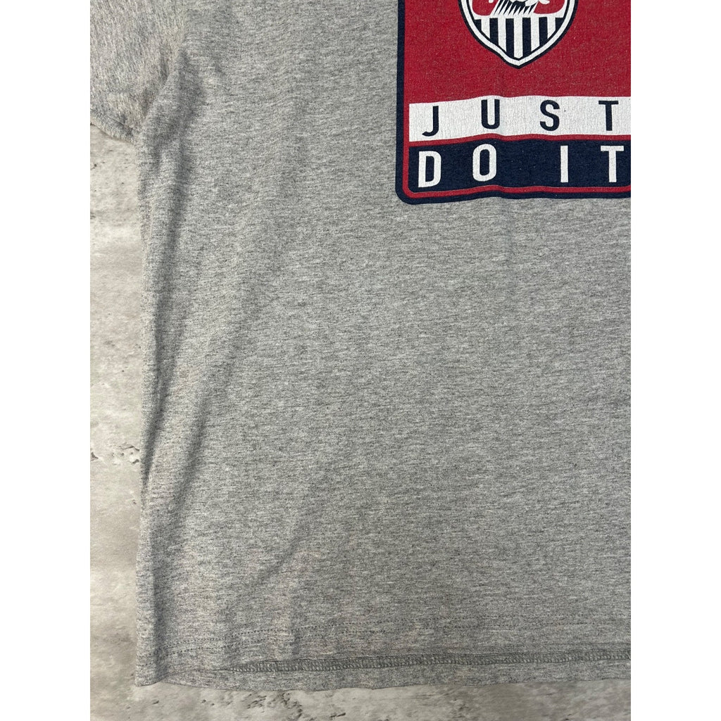 Vintage 90s Nike Team USA Soccer Olympics Just Do it Spellout T-Shirt Sz Medium