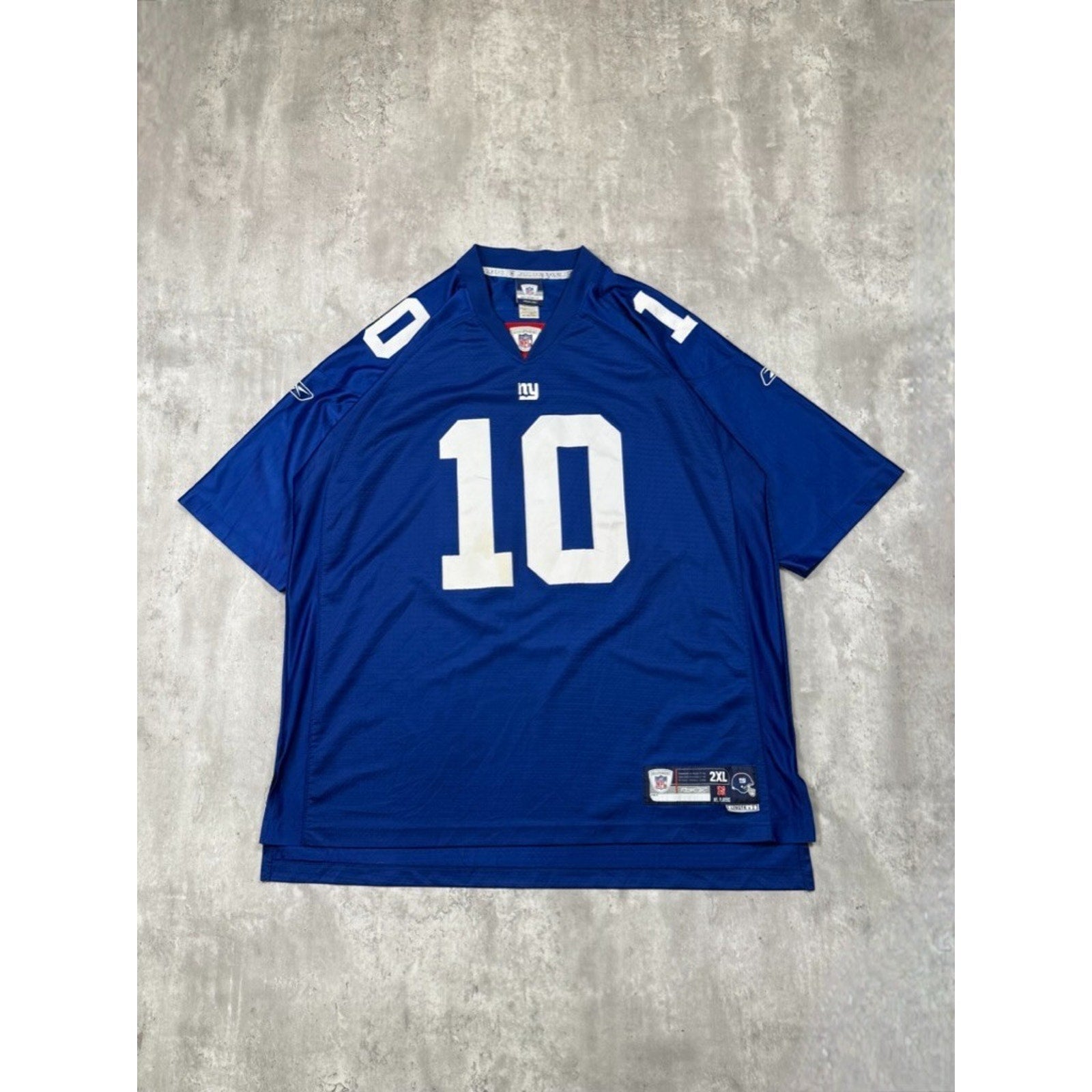 Vintage Eli Manning #10 New York Giants NFL Reebok Football Jersey Size 2XL