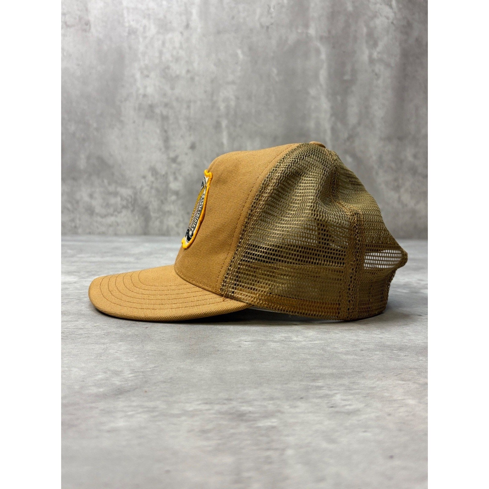 Vintage 1989 Carhartt Centennial Embroidered Patch Trucker Snapback Hat OSFA