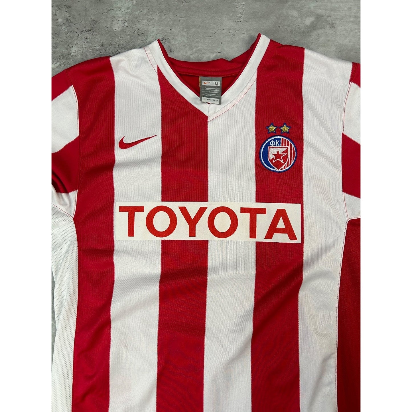 Red Star Belgrade FK Crvena Zvezda Nike Soccer Home Jersey Size Medium