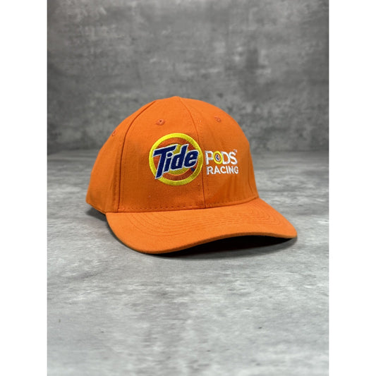 Vintage Tide Racing Embroidered Spellout Nascar Strapback Hat OSFA