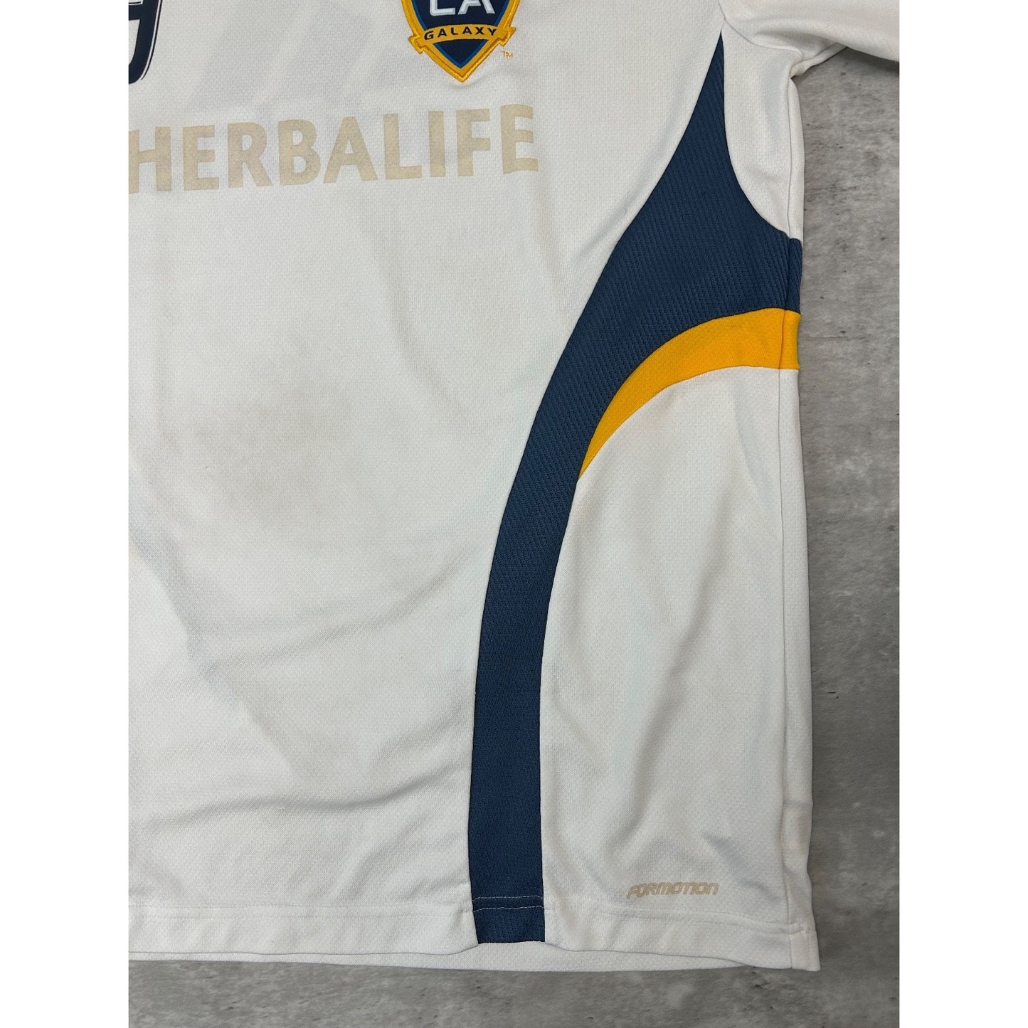 Vintage David Beckham #23 LA Galaxy MLS Retro Adidas Soccer Jersey Size Large