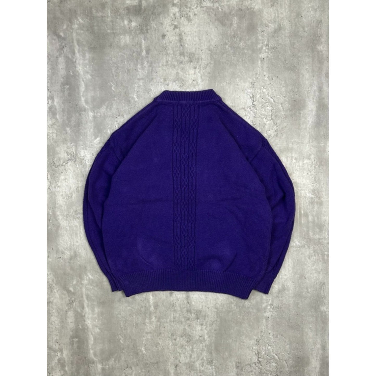 Vintage 90s Nautica Yacht Club Embroidered Pullover Knit Sweater Size Medium