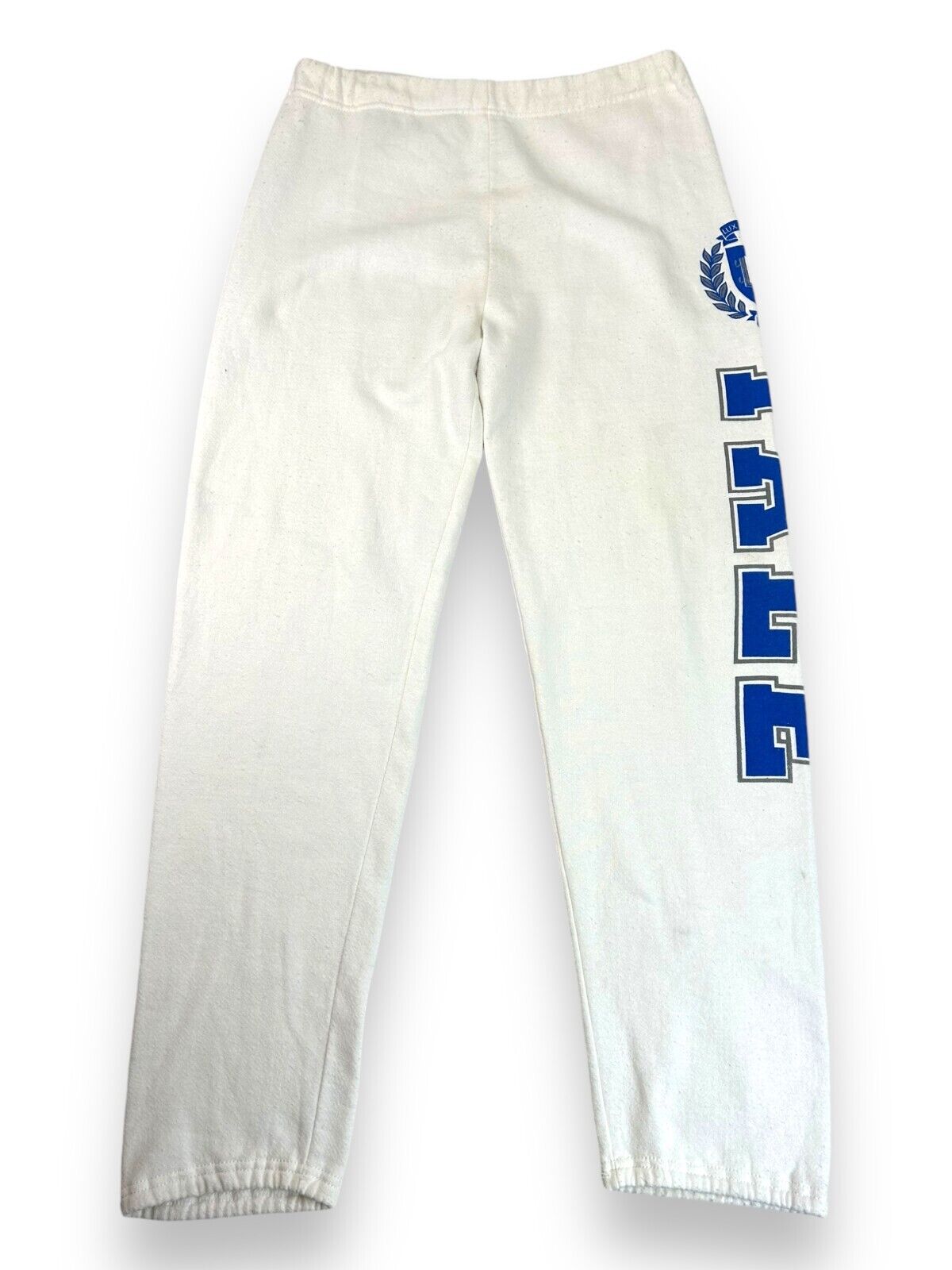 Vintage 80s/90s Yale University NCAA Collegiate Spellout Sweat Pants Size Large