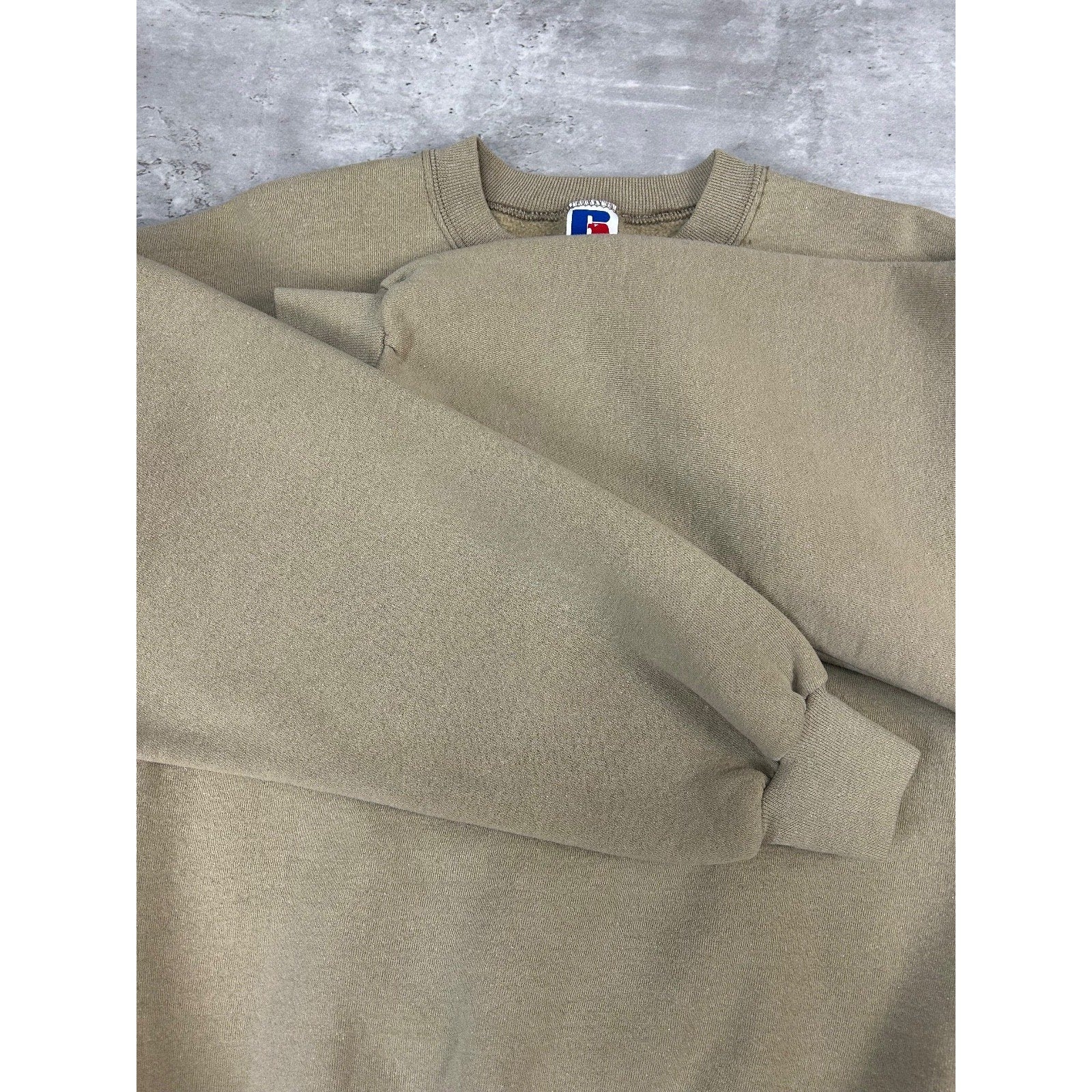 Vintage 90s Russell Athletics Blank Pullover Crewneck Sweatshirt Size XL