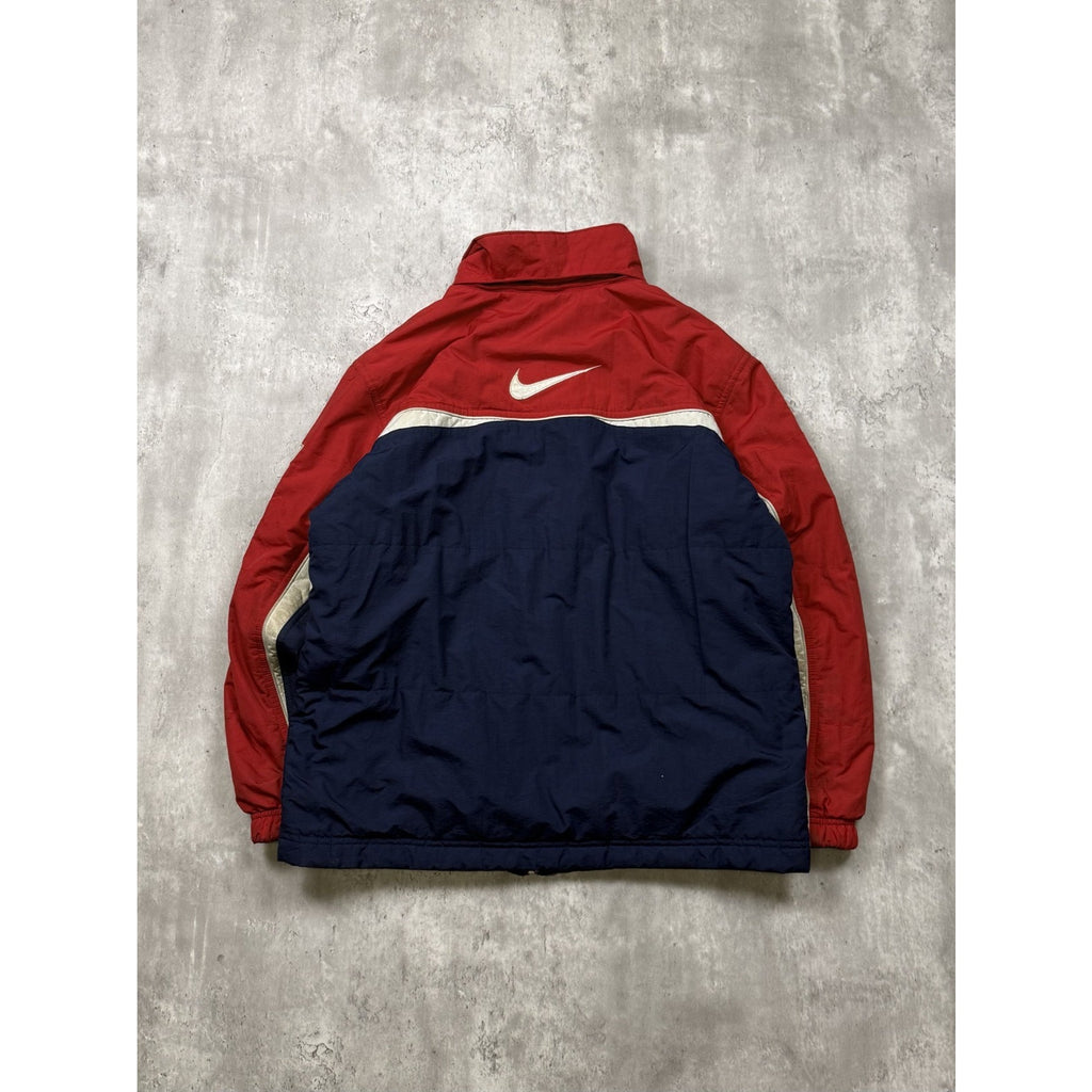 Vintage Nike Embroidered Spellout Full Zip Reversible Jacket Size XL YOUTH