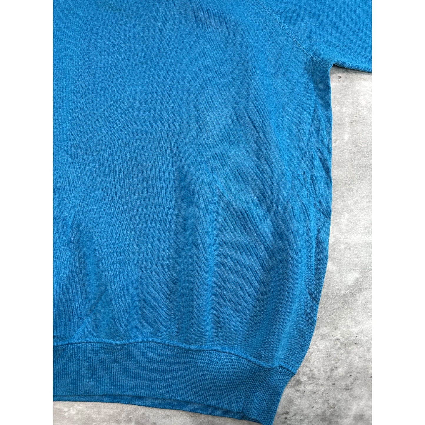 Vintage 80s/90s #66 Graphic Distressed Sweatshirt Size Medium Blue