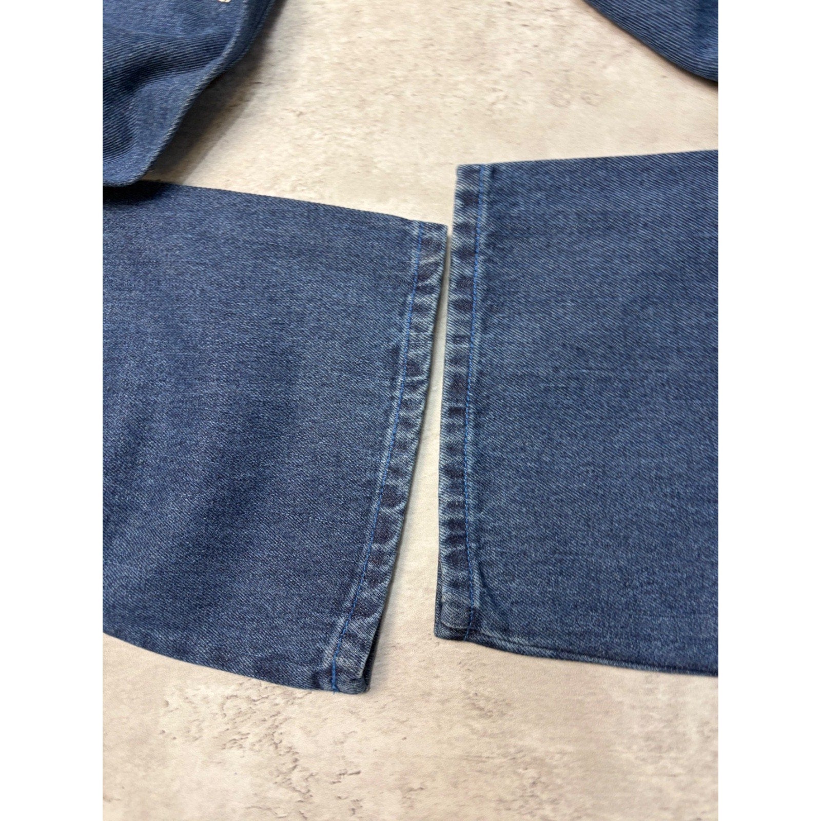 Vintage Y2K Makaveli Tupac Graphic Gothic Script Dark Wash Denim Pants