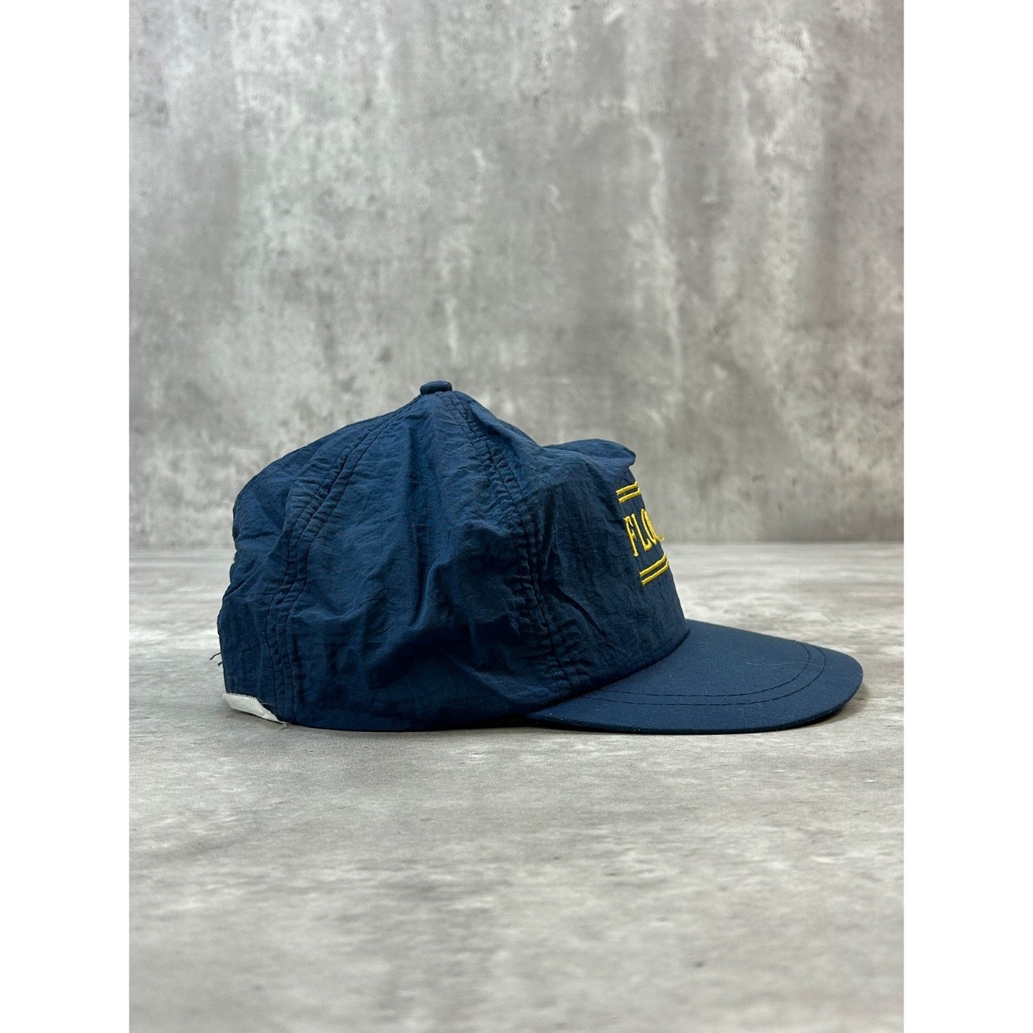 Vintage 90s Florida Embroidered Spellout Destination Snapback Hat OSFA