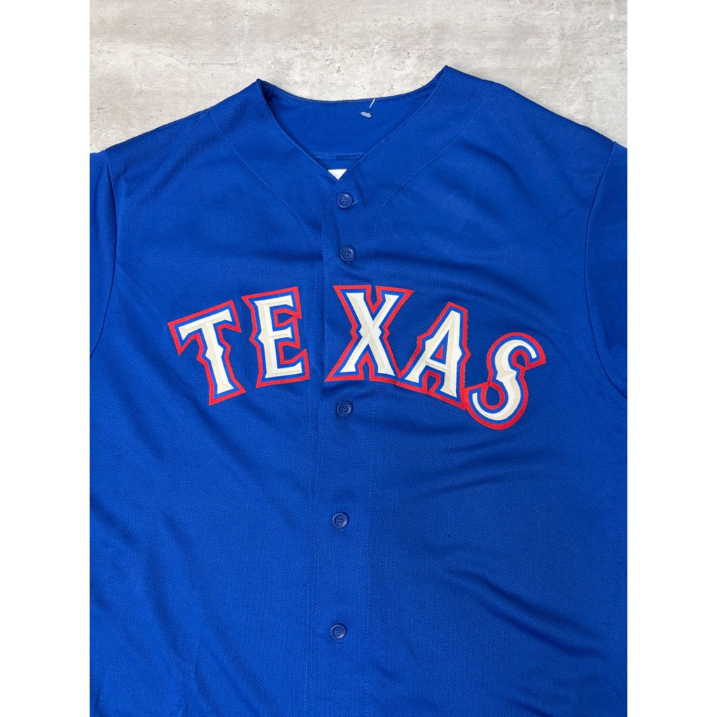 Vintage Texas Rangers #20 Right At Home Majestic Baseball Jersey Size Medium