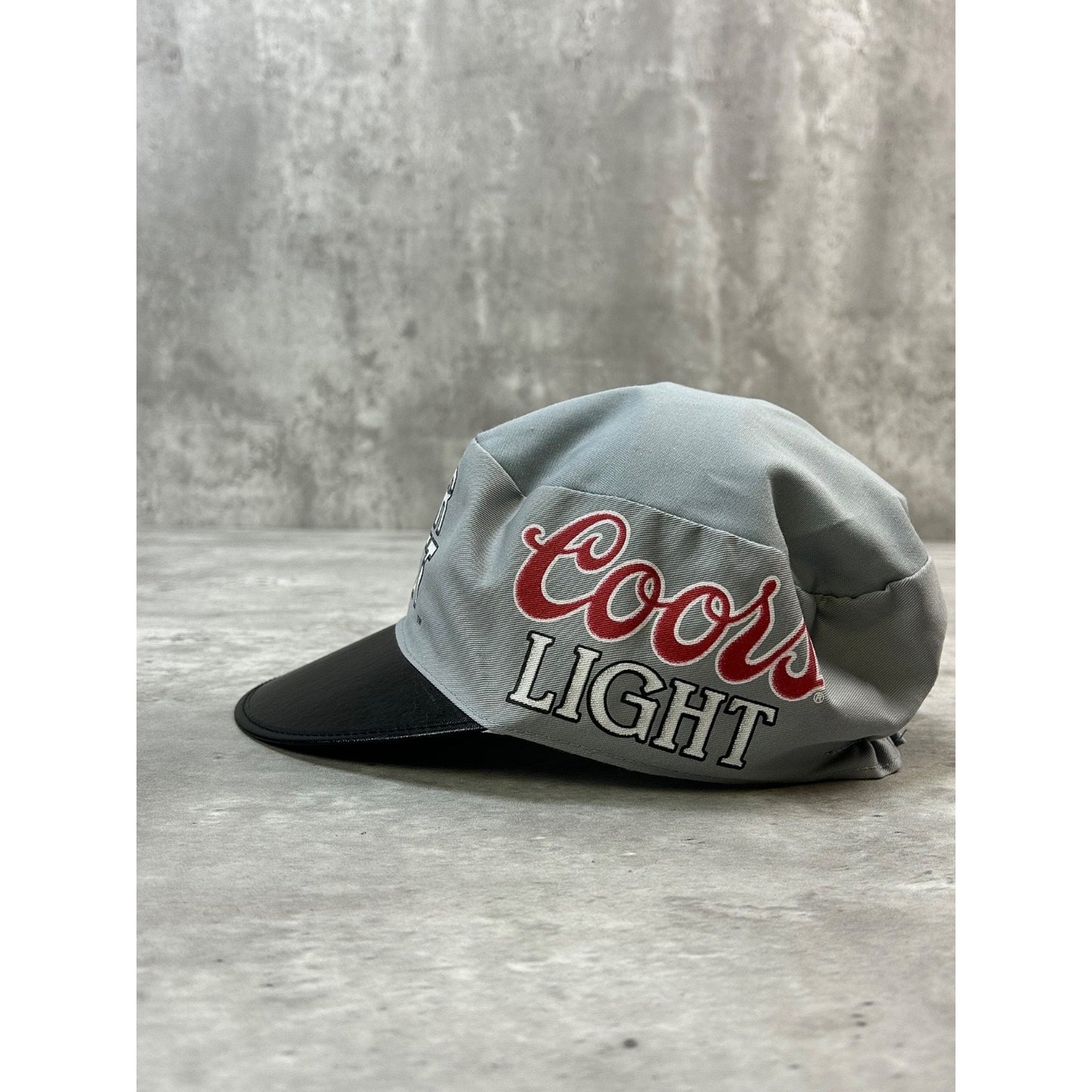 Vintage Coors Light Silver Bullet Graphic Spellout Beer Promo Hat OSFA