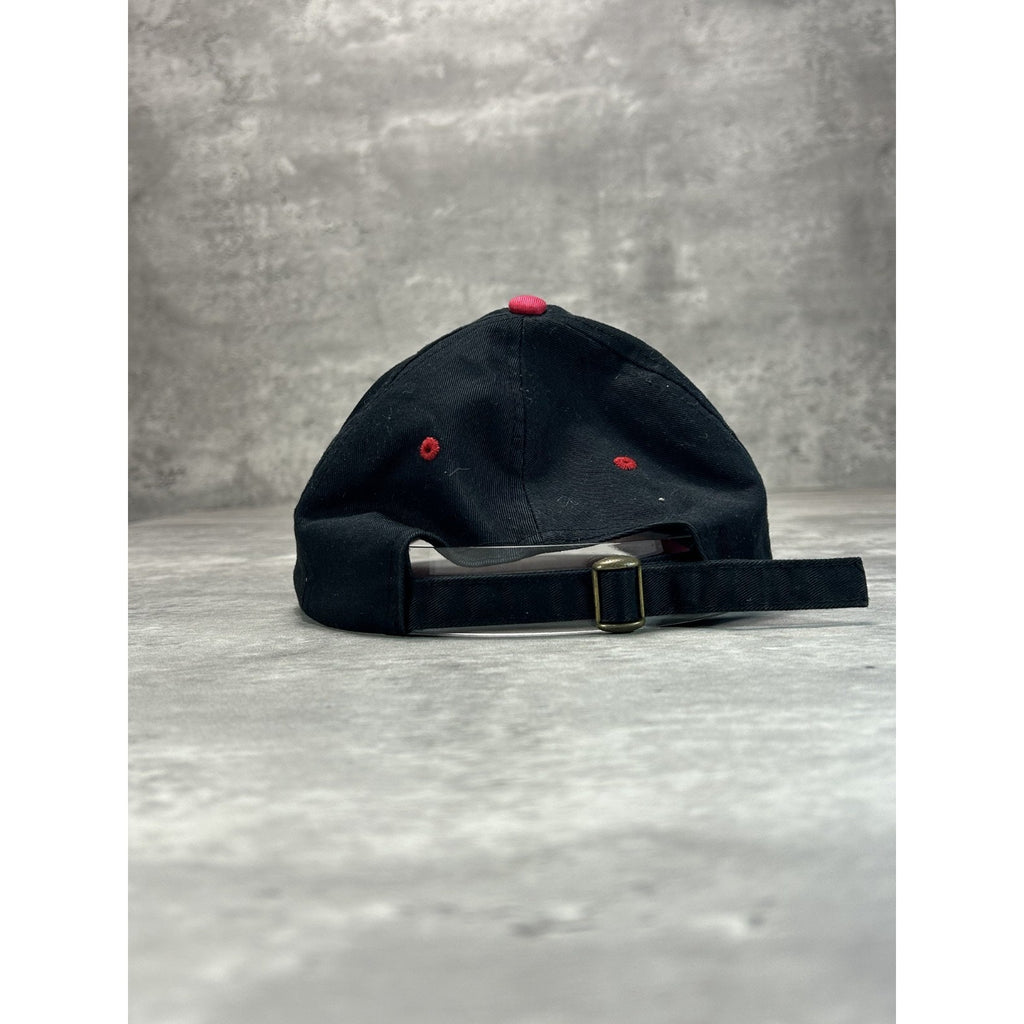 Vintage 90s Ottawa Senators NHL Embroidered Logo Spellout Strapback Hat OSFA