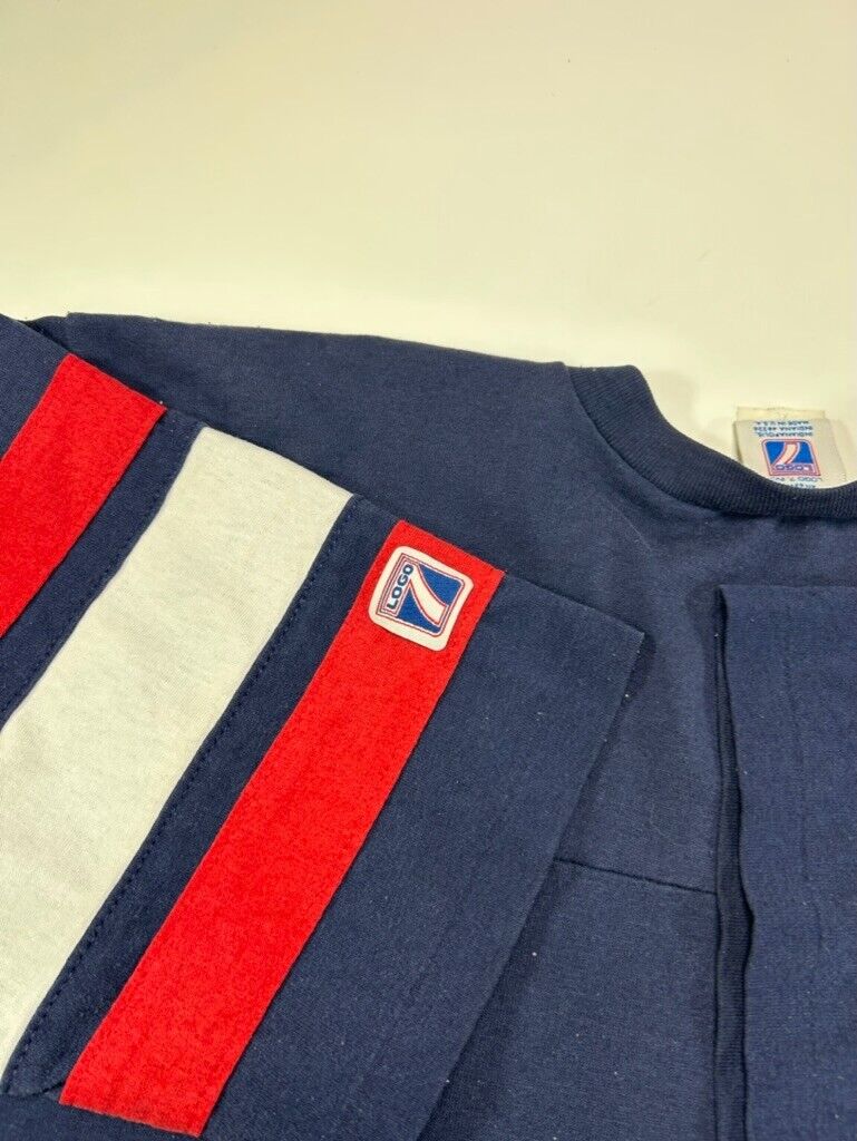 Vintage 80s/90s New York Giants NFL Jersey Style Football T-Shirt Size XL