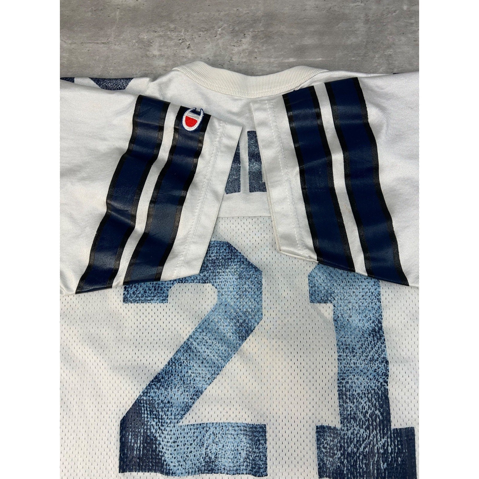 Vintage 90s Deion Sanders #21 Dallas Cowboys NFL Champion Jersey Size Medium