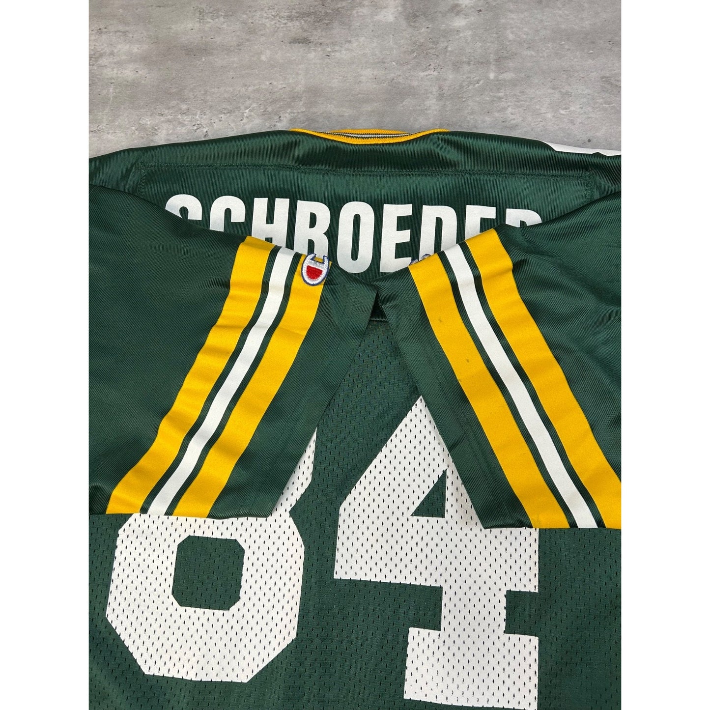 Vintage 90s BIll Schroeder #84 Green Bay Packers Champion Jersey Size 3XL