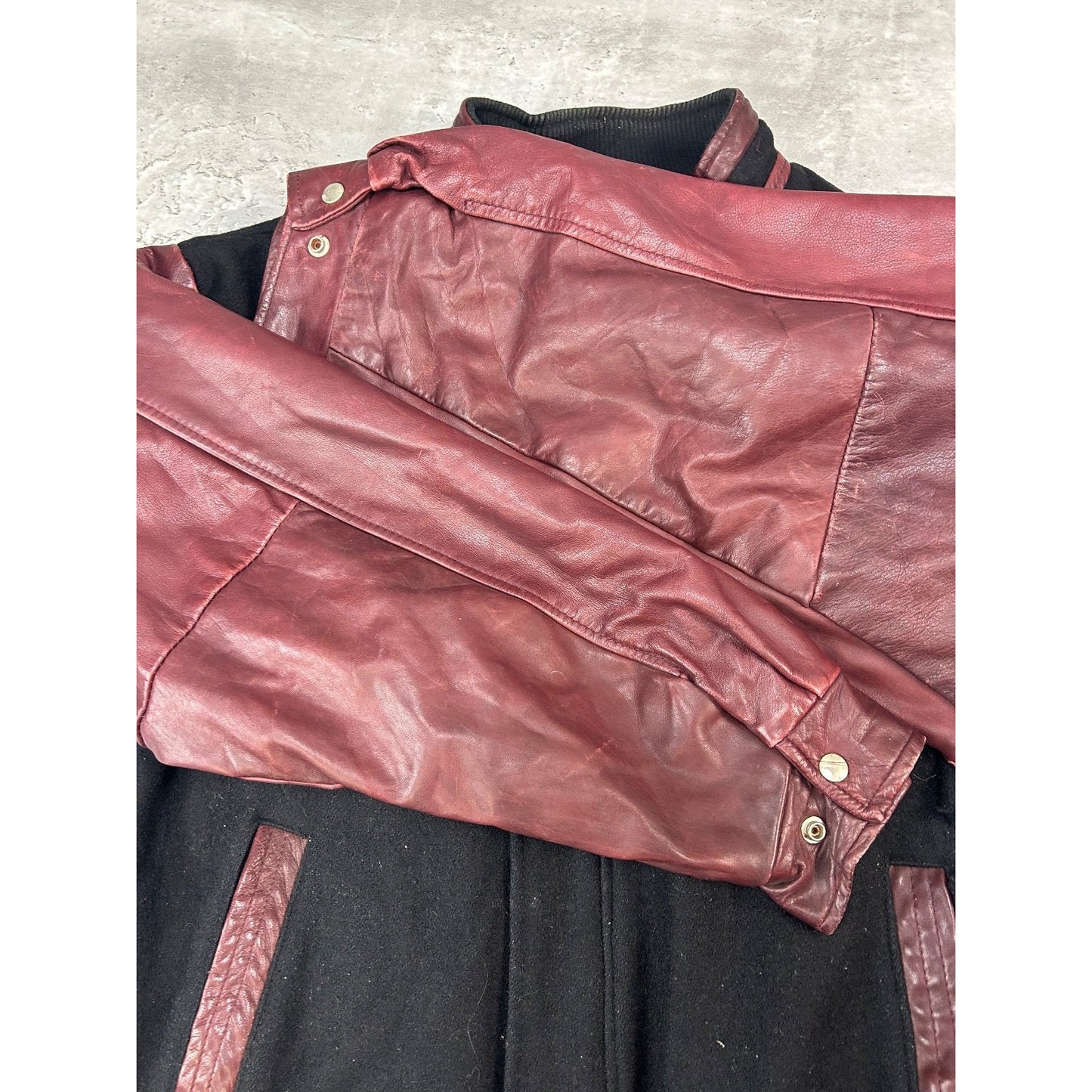 Vintage 90s London Knights OHL Embroidered Logo Varsity Bomber Jacket Size XL