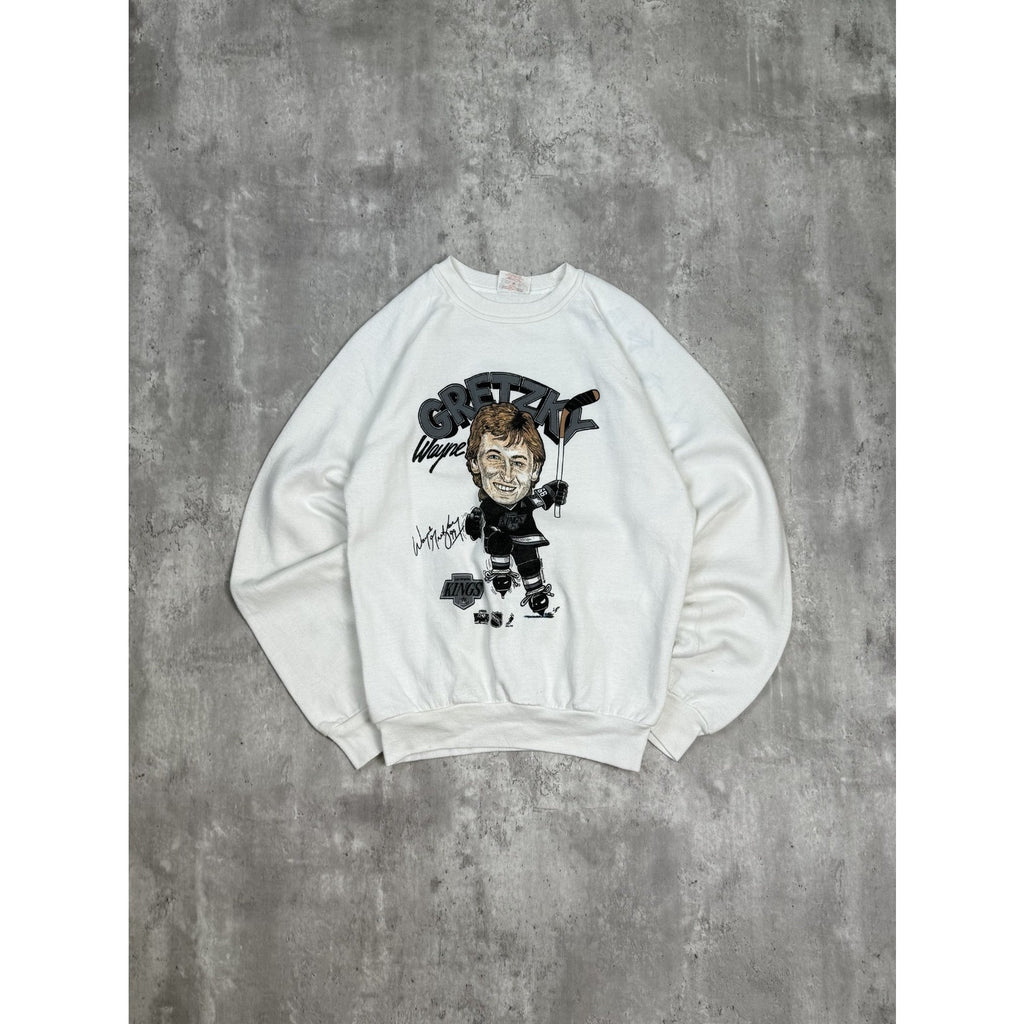 Vintage 1988 Wayne Gretzky Los Angeles Kings NHL Caricature Sweatshirt Size Med