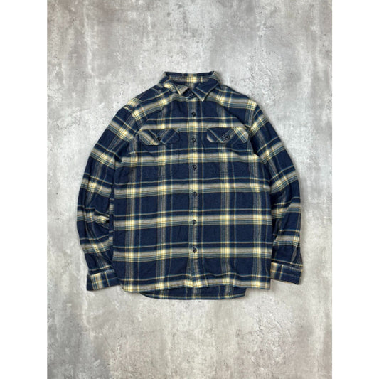 Patagonia Plaid Print Double Pocket Long Sleeve Button Up Shirt Size Medium