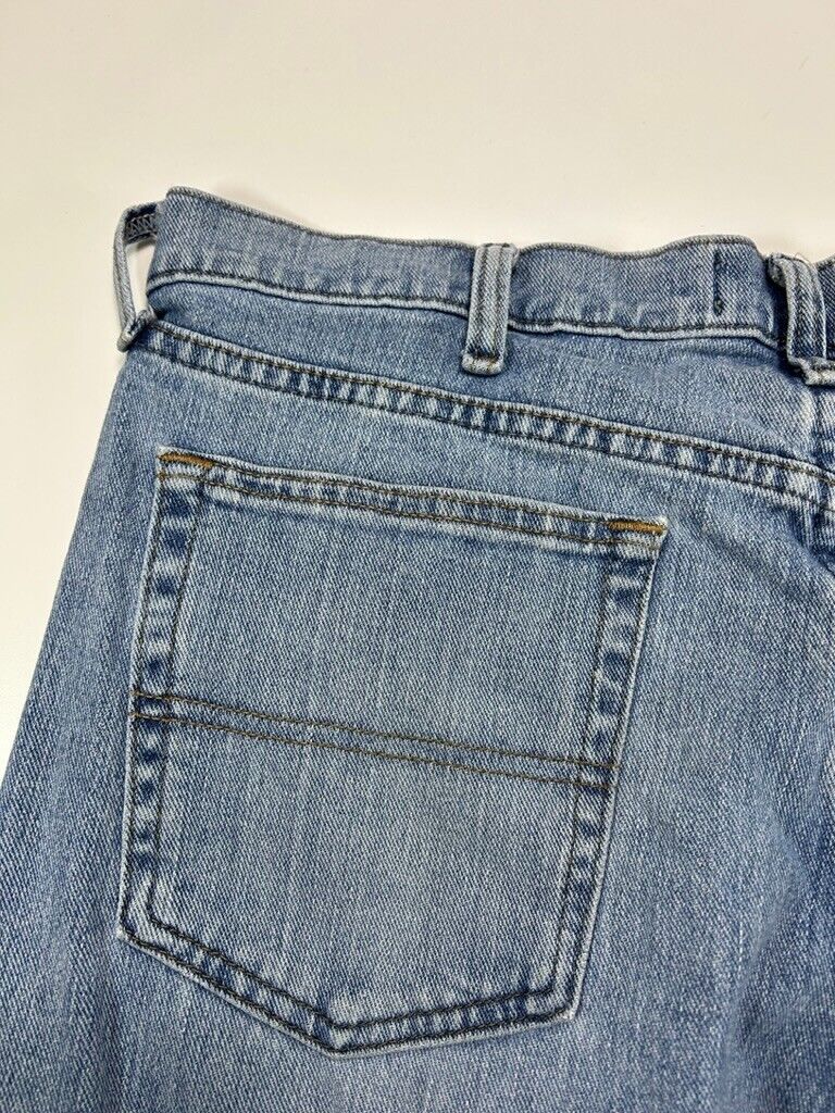 Vintage Wrangler Authentic Light Wash Denim Pants Size 34W Blue