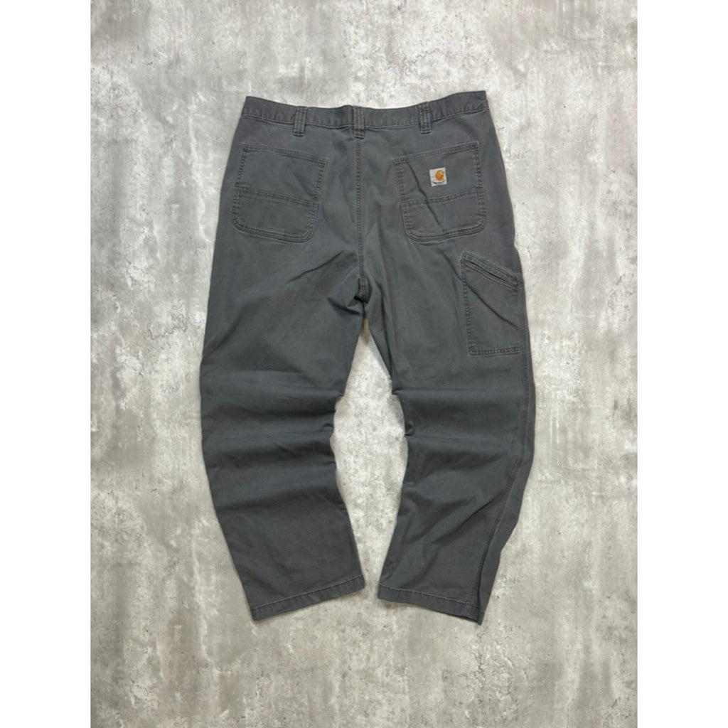 Carhartt Relaxed Fit Canvas Workwear Five Pocket Pants Size 39 Gray
