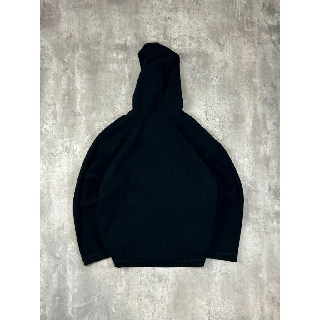 Vintage Disney Winnie The Pooh Tigger Fleece Hooded Sweatshirt Size Large Black