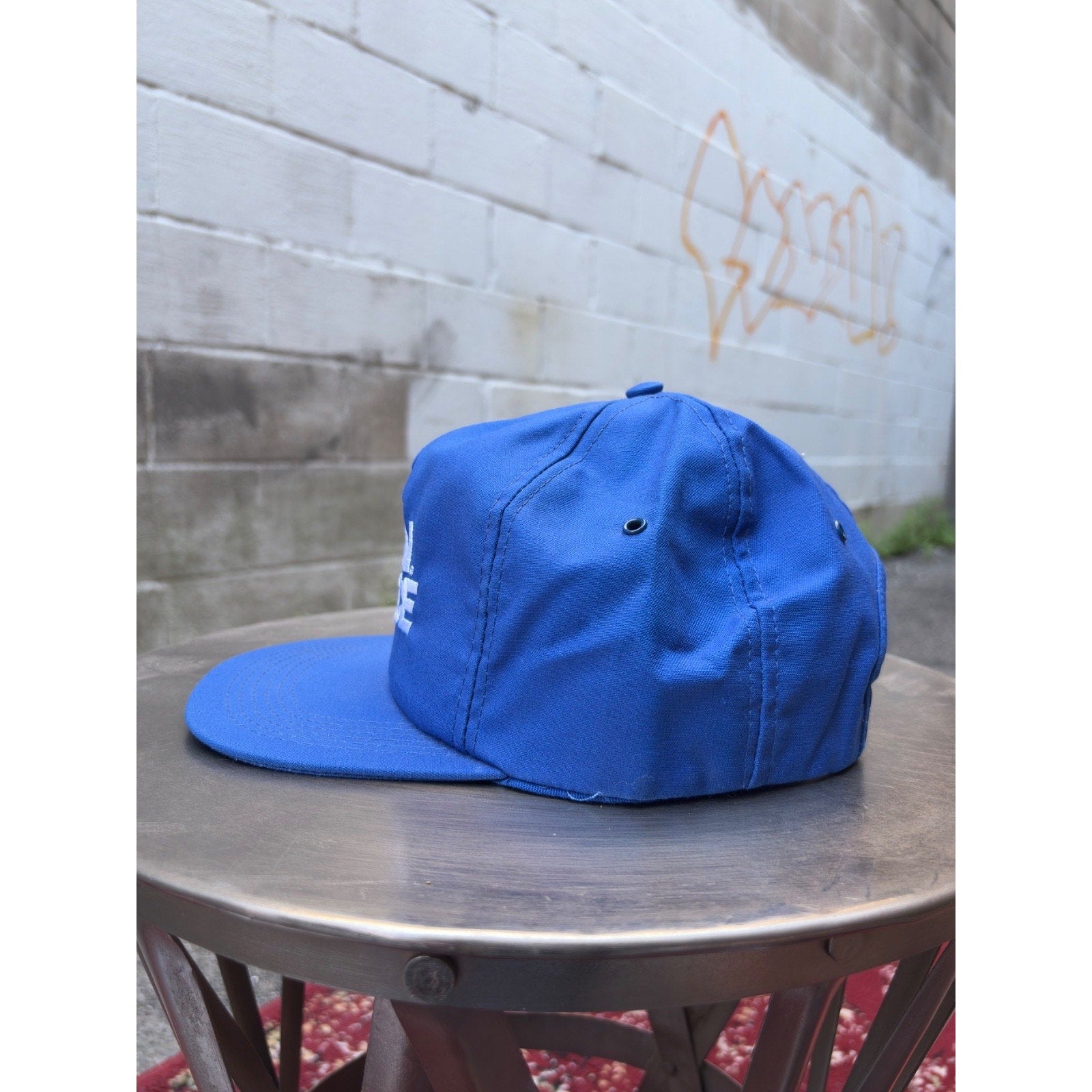 Vintage 90s Rain Dance Car Wax Logo Embroidery Snapback Hat OSFA