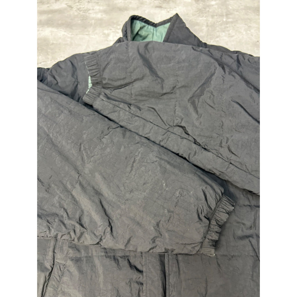 Vintage 90s Nike Embroidered Spellout Reversible Insulated Jacket Size XL