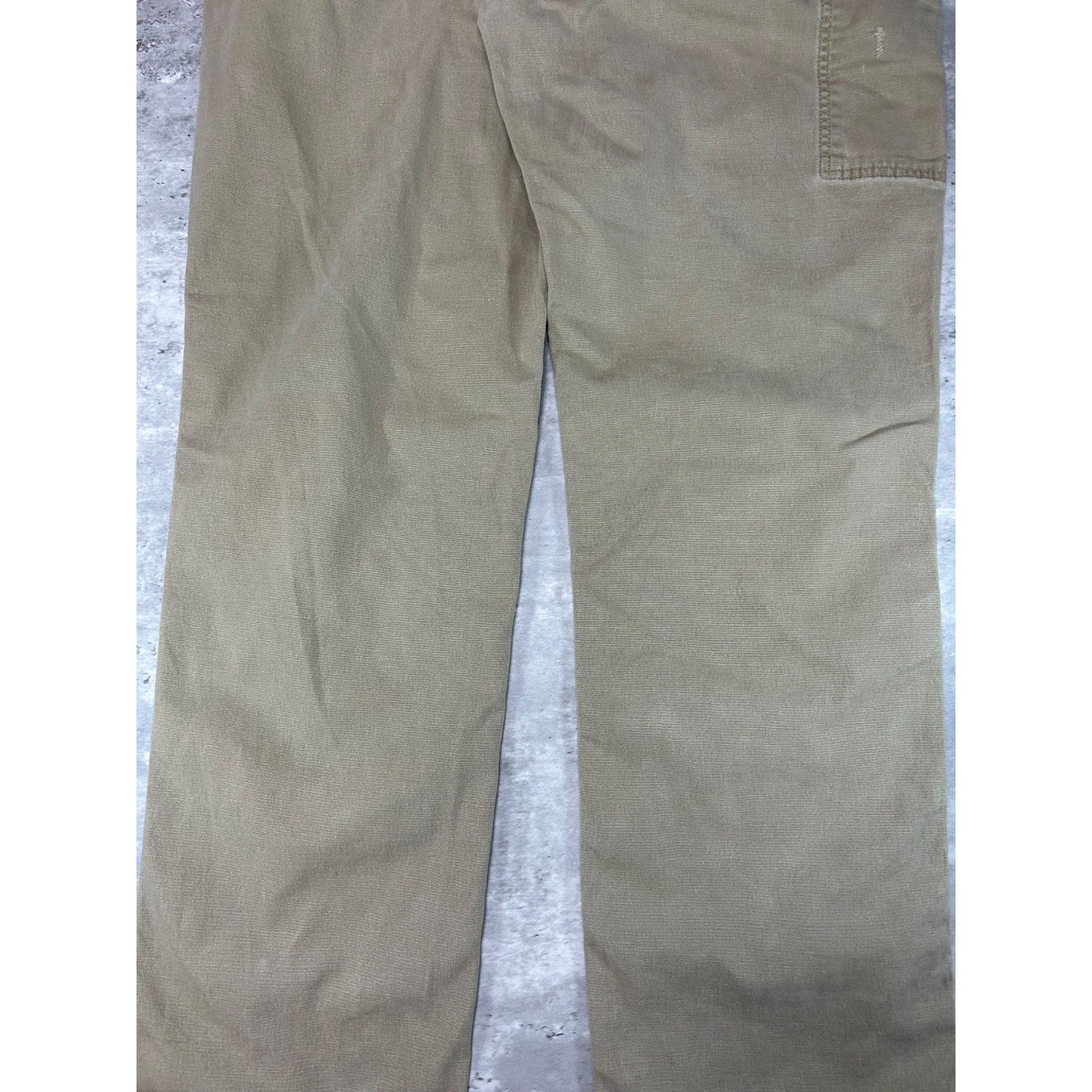 Carhartt Relaxed Fit Canvas Workwear Five Pocket Pants Size 39 Beige