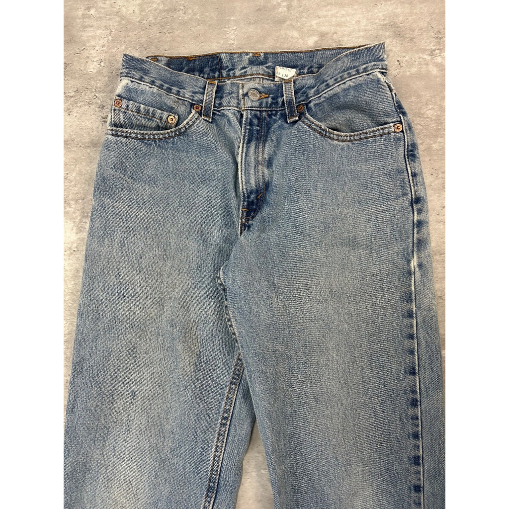 Vintage 90s Levis 550 Red Tab Medium Wash Denim Pants Size 29