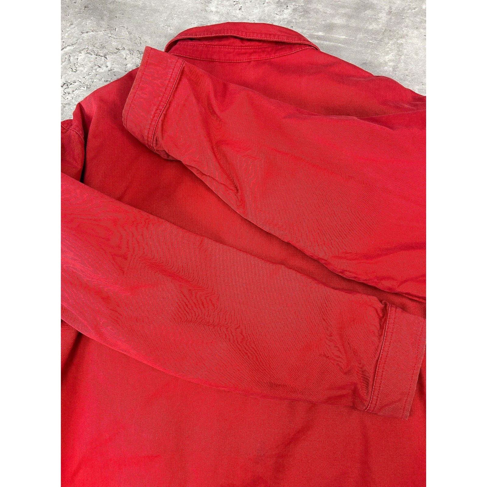 Vintage Polo Ralph Lauren Embroidered Pony Harrington Jacket Size XL Red