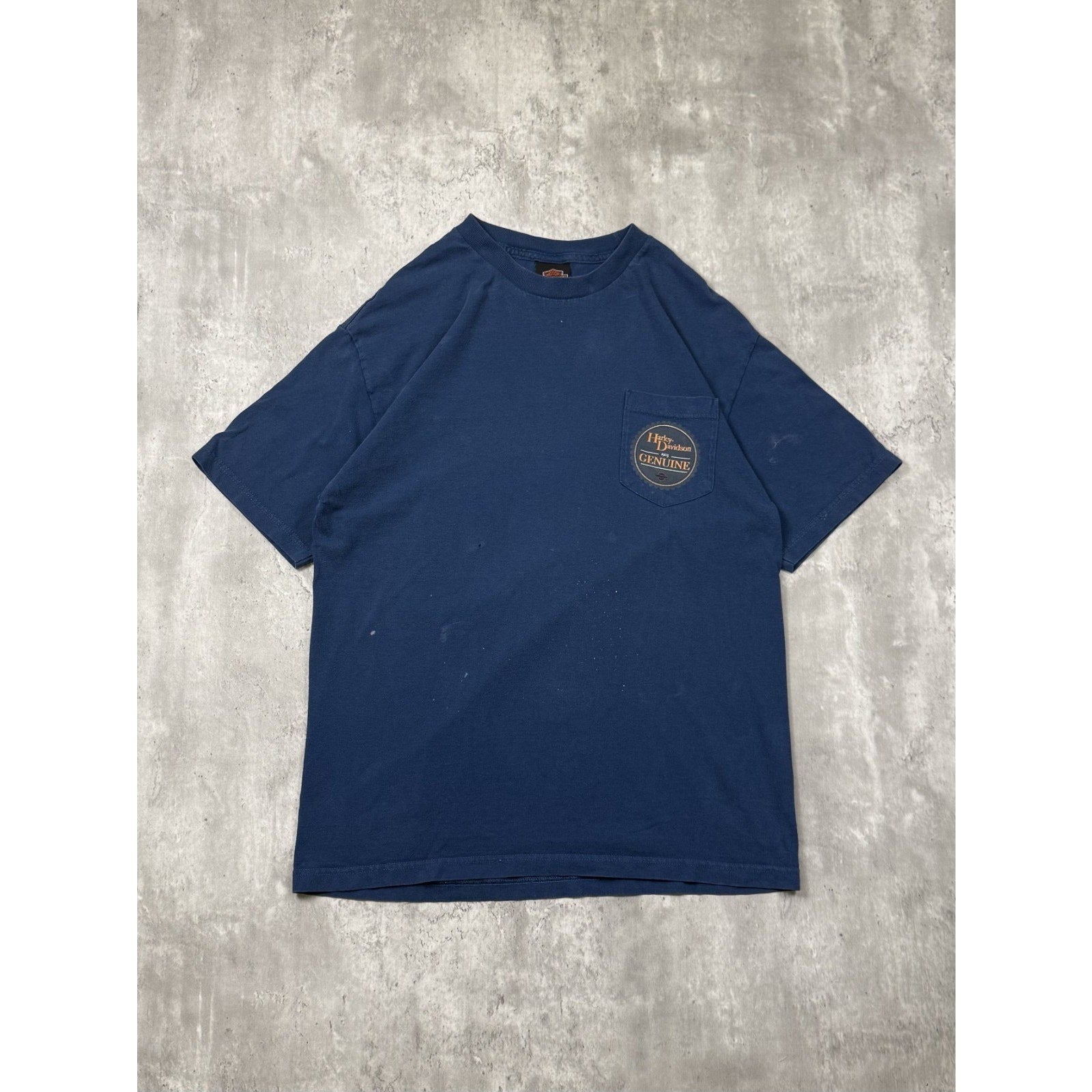 Vintage Harley Davidson American Classic Spellout Logo Graphic T-Shirt Sz Large