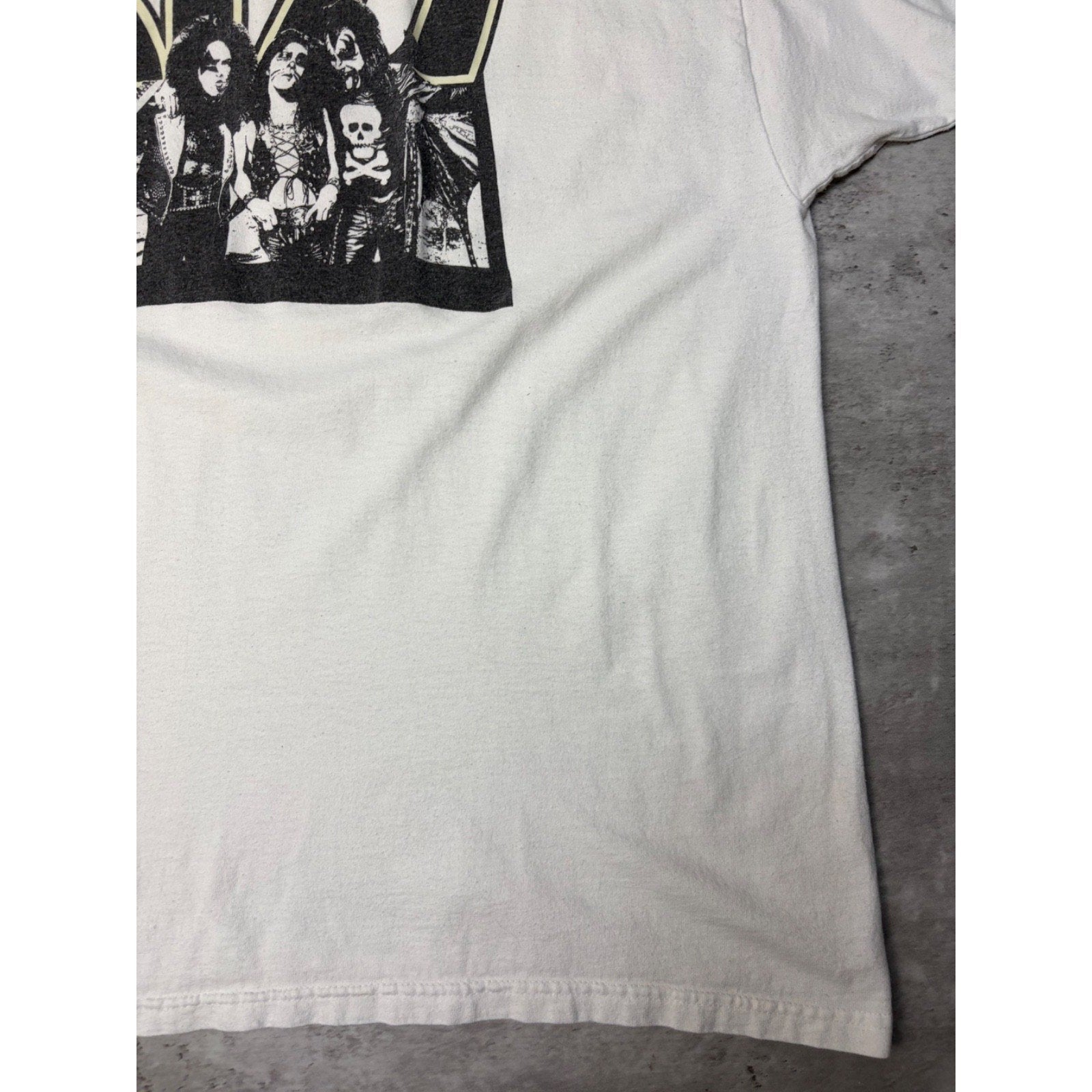 Vintage 90s Kiss Band Member Hard Rock Music Band T-Shirt Size XL