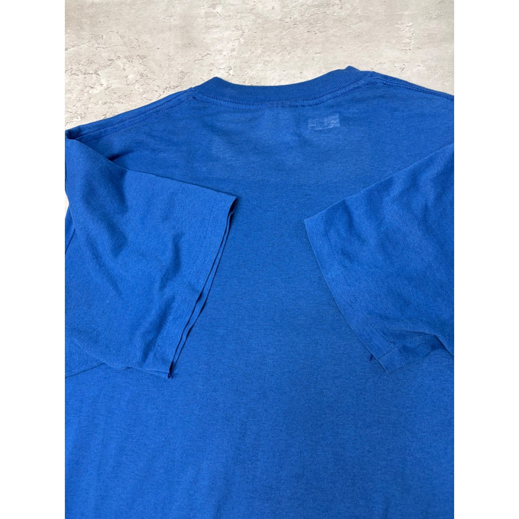 Vintage 1988 Chicago Cubs MLB Baseball Diamond Spellout Graphic T-Shirt Size XL