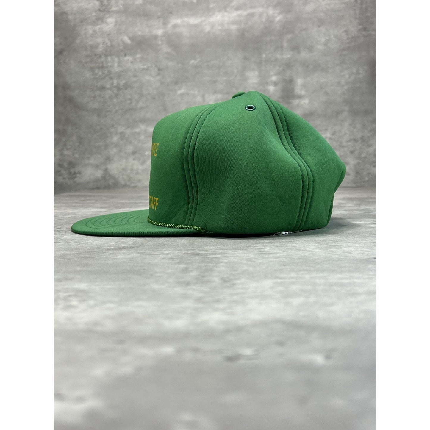 Vintage 80s/90s Osiris Temple Directors Staff Graphic Trucker Snapback Hat OSFA