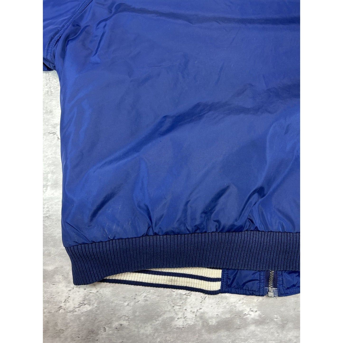 Vintage 90s Adidas Embroidered Trefoil Reversible Full Zip Hooded Jacket Size L